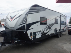 2021 Forest River Shockwave 27RQGDX Toy Hauler